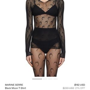 SOLD Marine serre mesh top SOLD